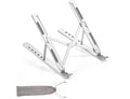 Adjustable Folding Aluminum Heat Dissipation Laptop Stand/Holder – Silver